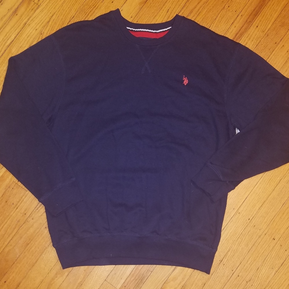 US POLO ASSN. MEN'S NAVY SWEATSHIRT - XXL